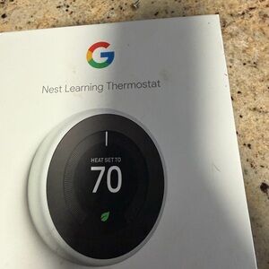 Google Smart Device Packaging in White